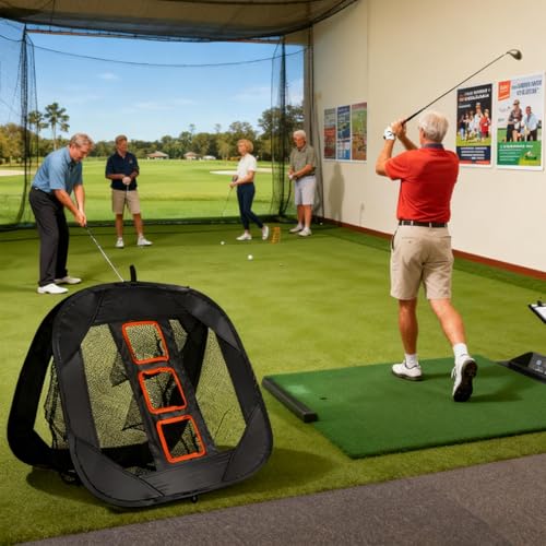 Filet de chipping pour golf avec structure résistante et cibles de précision pour membres - 3