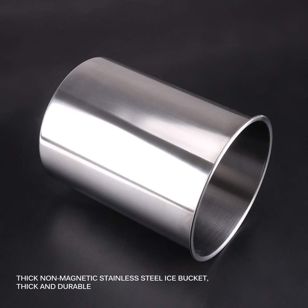 Wine Bottle Cooler Bar Supplies Stainless Steel Ice Bucket Wall Man Cave Kitchen Convenient