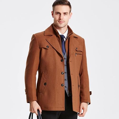 Mens casaco outono inverno algodão engrossar casaco casaco masculino tops à prova de vento quente tr