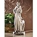 Avalon Gallery Garden Statue - Saint Francis of Assisi Stone-Resin Indoor/Outdoor Catholic Sculpture, 12.75