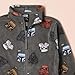 Amazon Essentials Disney | Marvel | Star Wars Boys' Polar Fleece Full-Zip Mock Jackets, Star Wars Vader Friends, Small