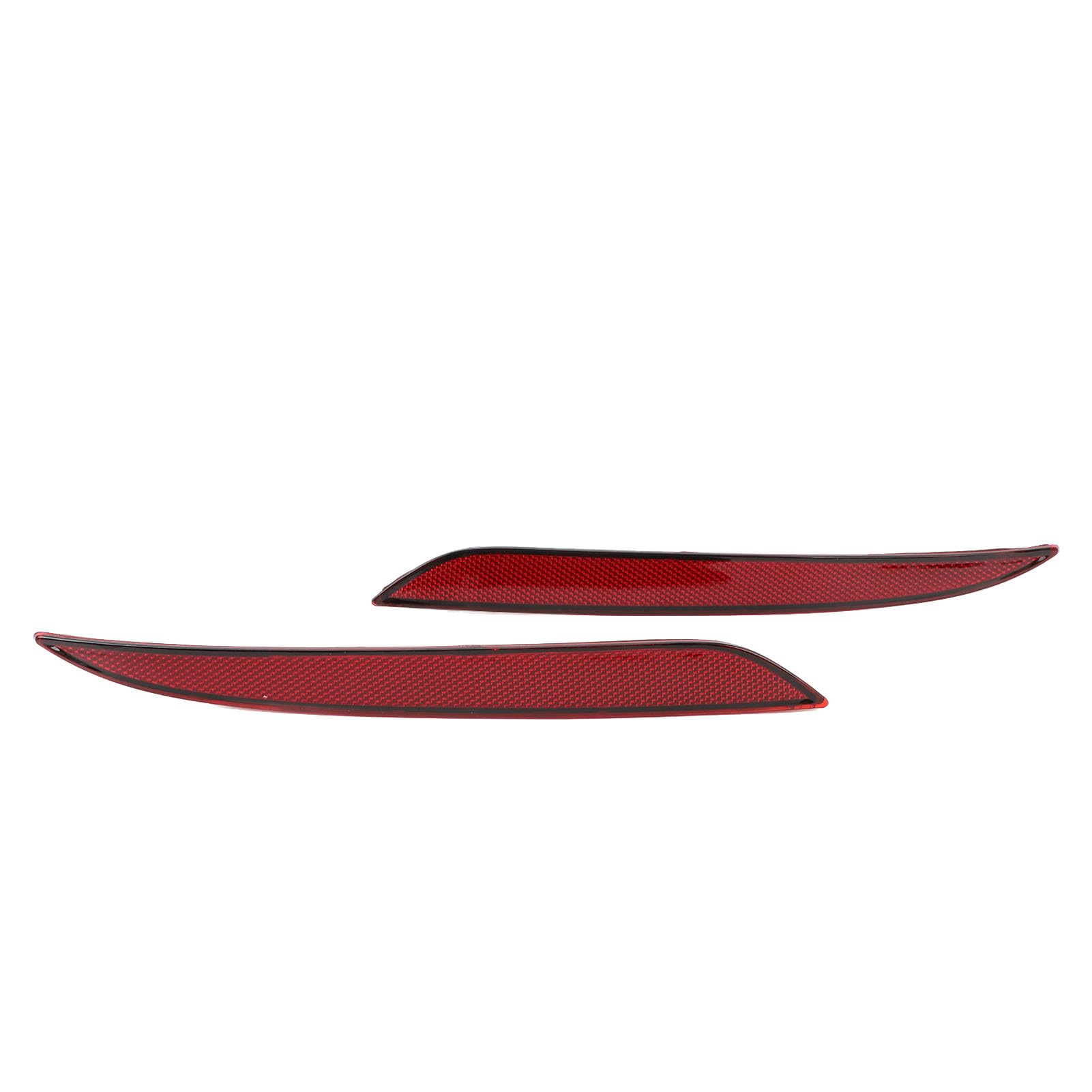 KIMISS Remplacement du Pare-Chocs Arrière, Lentille Rouge pour 2017-2023, Réflecteur de Pare-Chocs Arrière avec Numéro D'OE 1077406-00 - F (à Gauche) et 1077407-00 - F (à Droite)
