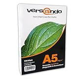 Grammatur: 80g/m² / Stärke: ca. 105 µm / Hochweiß CIE 153 - für beidseitgen Druck geeignet