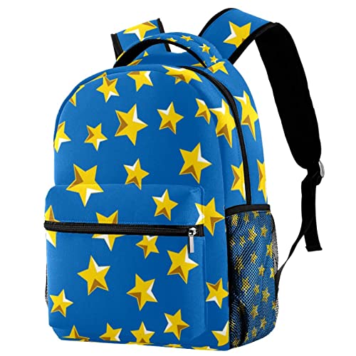 Sac à dos de voyage ergonomique jaune étoiles pour ne plus manquer d'espace