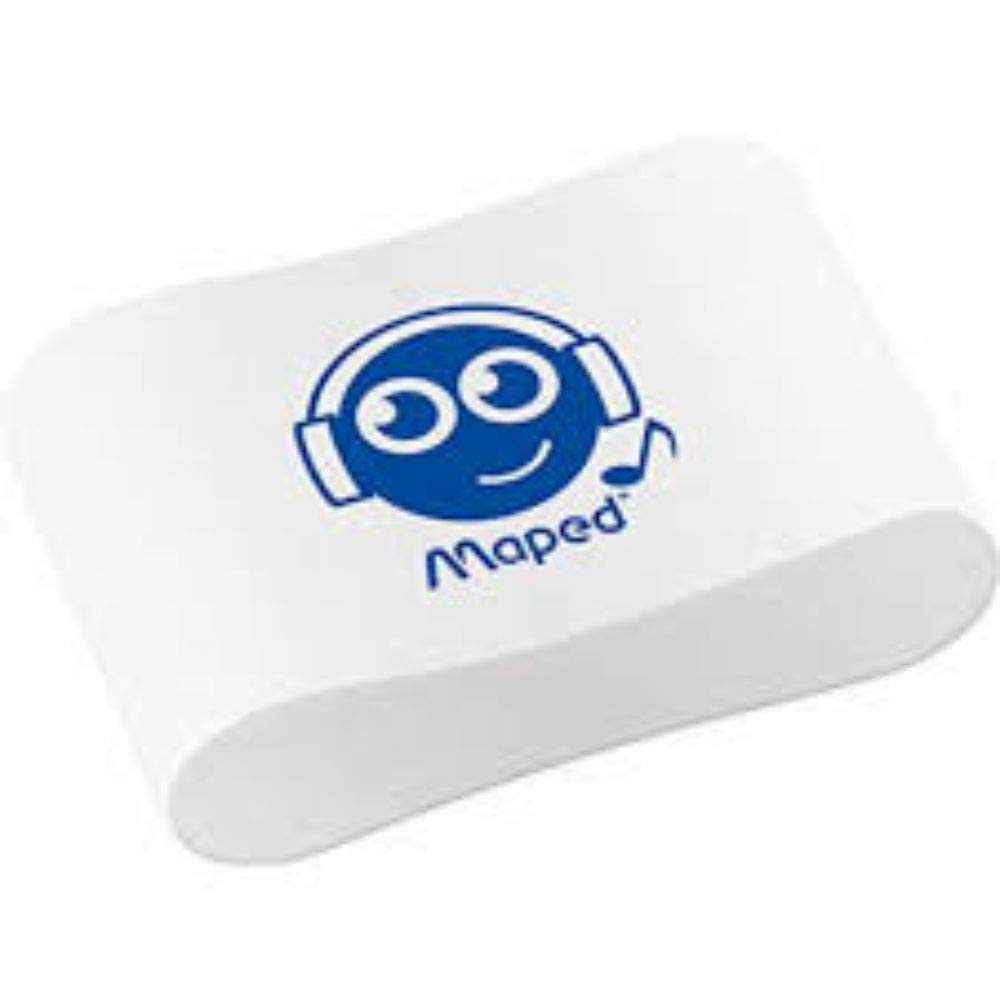 Maped M112911 - Eraser Essentials, Soft Design, PVC-Free, Mini, Smiley Motifs, Pack of 1