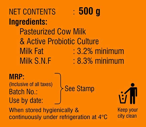 Image of Akshayakalpa - Amrutha A2 Organic Curd, 500 ml, Pouch