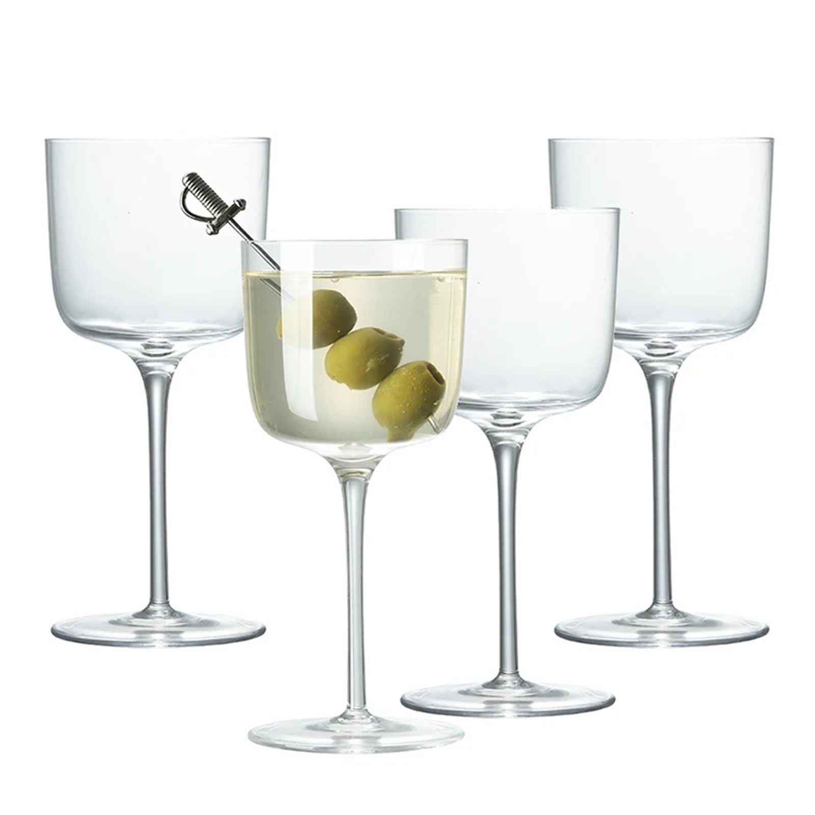 4 vasos de cóctel, 185 ml para Bodas, Navidad, Fiestas