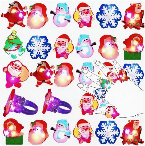 Anneaux lumineux de Noël Qvatox à LED en plastique pour la fête