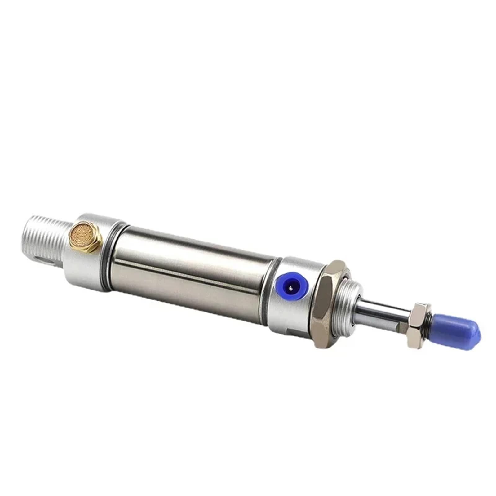 1 x cylinder skoku 16 mm, 20 mm, 25, 32, 40, 50 i 63 mm, skok 25-300 mm, okrągły cylinder z pojedynczym efektem sprężyna MTA, końcówka sprężyny (Stroke 125 mm-SCA, MTA25)