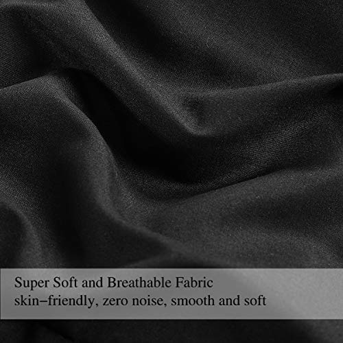 Image of COHOME Oversized Queen Size Warm Comforter - All-Season Duvet Insert | Quilted Down Alternative Comforter,Luxury Hotel Ultra-Soft, Anti-Clump Tech & 8 Tabs, Machine Washable, Black 98 inch x 98 inch