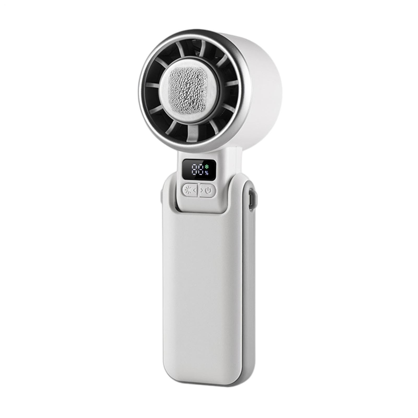 Ventilador de mano recargable soplador portátil 5 velocidades mini ventilador pantalla para picnic
