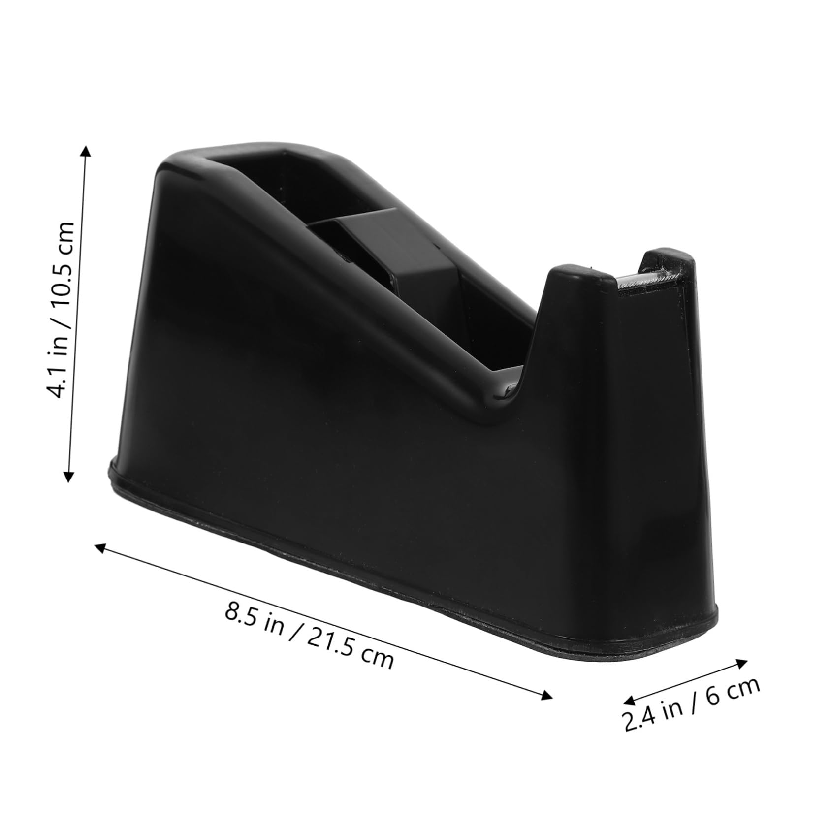 Uonlytech 2 Pezzi Dispenser per Nastro Adesivo con Base Antiscivolo Cutter per Nastro Ufficio Erogatore e Leggero per Scuole Uffici e Casa Taglio Facile e Design