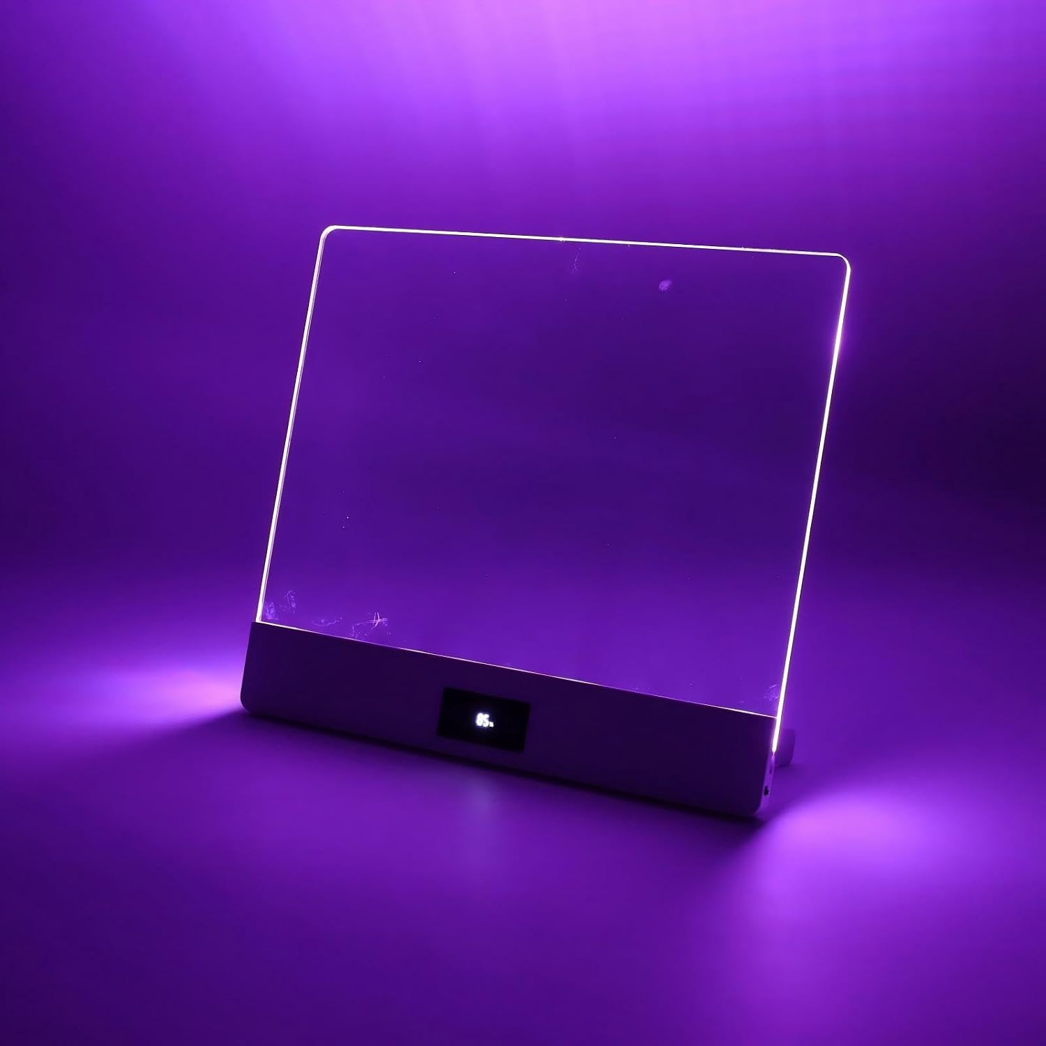 Led Message Board, Portable Doodle Glow LED Note Writing Boards with 7 Colors,Light Up Acrylic Dry Erase Lumi Message Board with Stand, Holiday Birthday Toy Gifts for Girls Boys