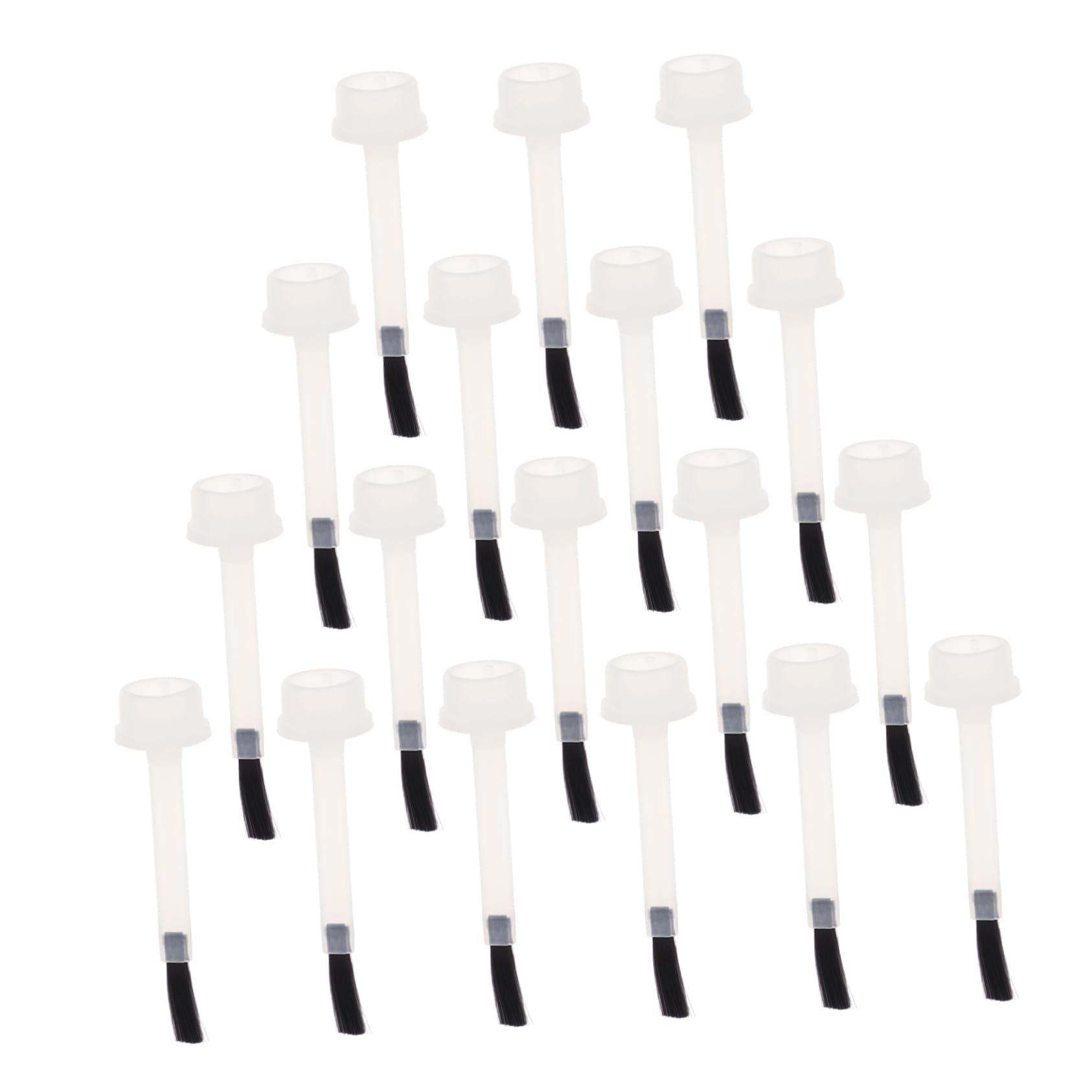 FRCOLOR 200 Piezas cepillo de botella de uñas pinceles para uñas acrilicas pinceles uñas acrilicas recambio de cepillo liquido gel Especial herramientas de manicura juegos de uñas nylon