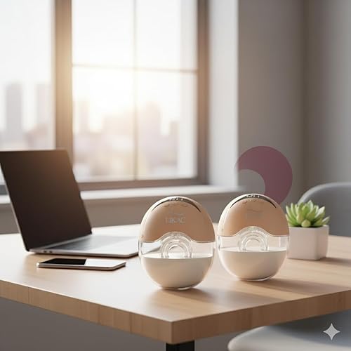 Miniatura 9 de Likac - Extractor de leche portátil y recargable, 4 modos y 12 niveles de intensidad, bomba de lactancia discreta para madres posparto