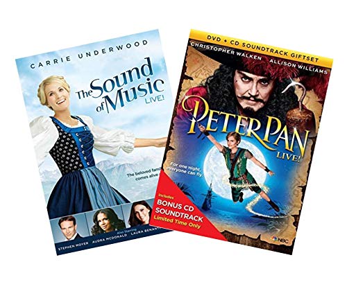 NBC Live Musicals DVD Collection The Sound of Music Live Peter Pan Live with Bonus Peter Pan CD