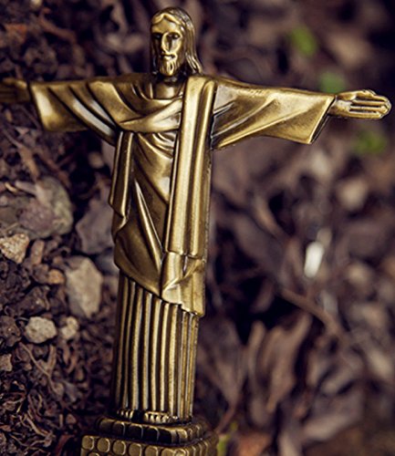 Statue Of Jesus Figurine Art Christian Statue Model For Home Decoration-Antique Brass 7 Inch (Jesus) #TOP2