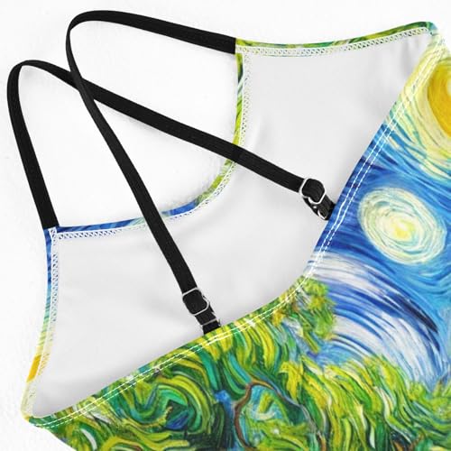 Country Path Tree Girls Swimsuit Bathing Suit Summer Beach One Piece Swimsuits Swimwear4