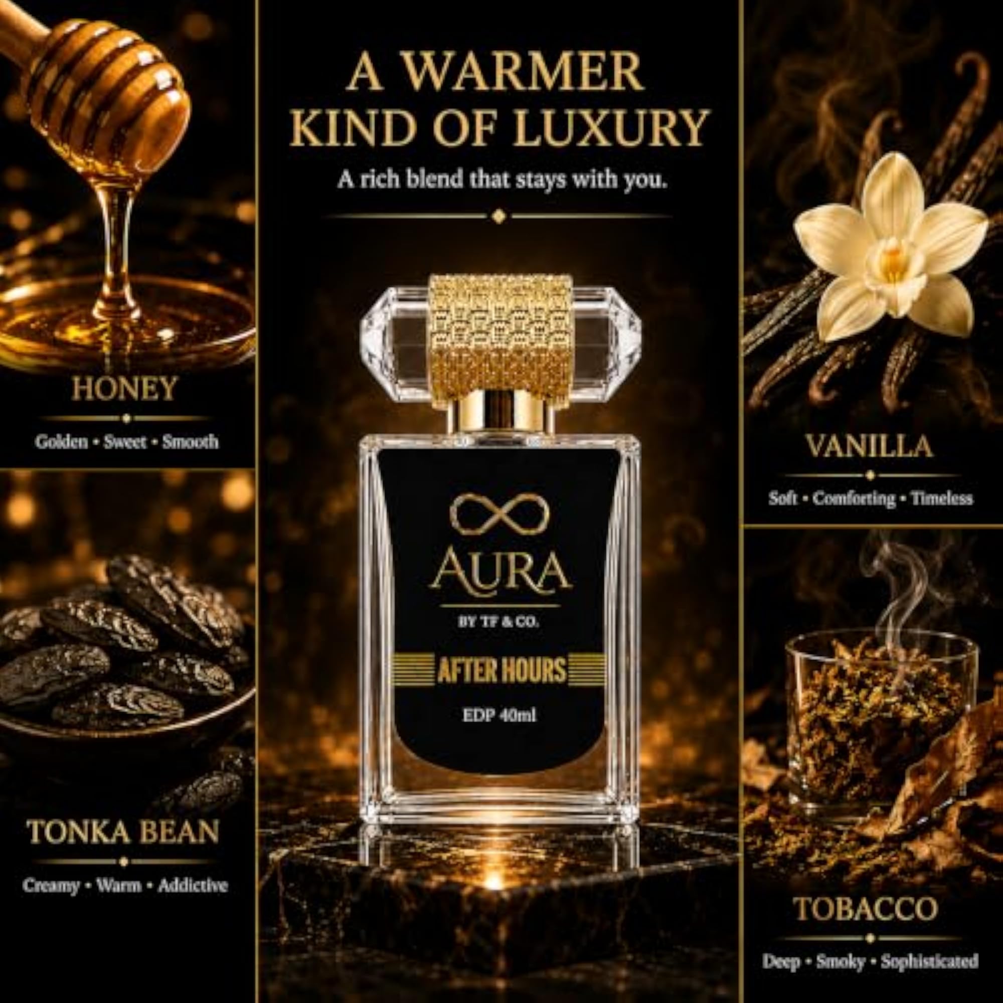 After Hours Eau De Parfum 40ml, Warm Sweet Fragrance