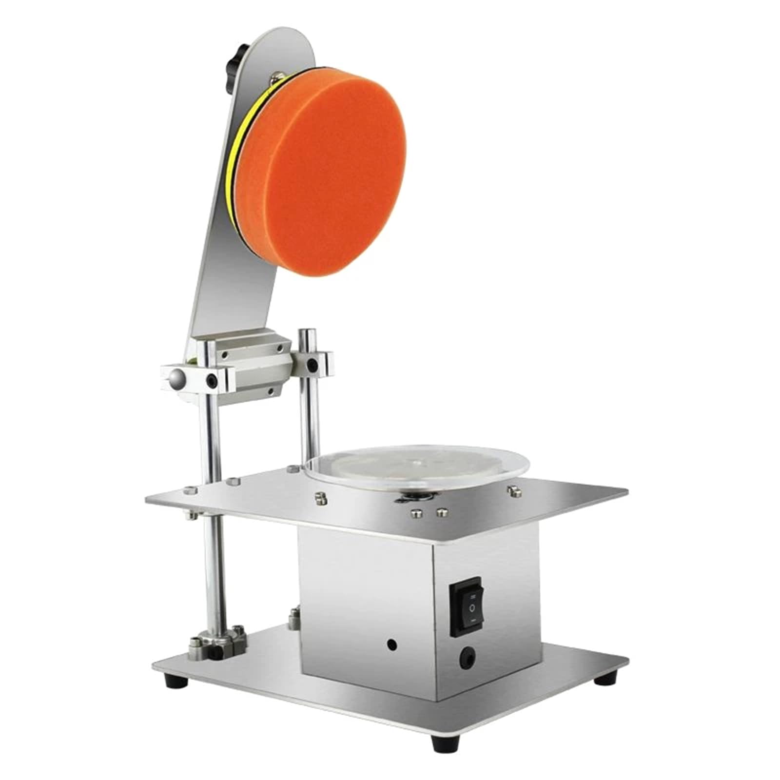 JozyJul Cd/DVD Disc Polishing Machine, 200w Data Recovery DVD/Vcd Grinding Machine, Disc Scratch Repairing Machine, 7-Speed Adjustment, 6000r/Min for Cd/DVD Cleaning and Restoration