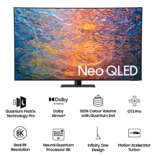 Samsung 138 cm (55 inches) 4K Ultra HD Smart Neo QLED TV QA55QN95CAKLXL (Slate Black) Samsung 138 cm (55 inches) 4K Ultra HD Smart Neo QLED TV QA55QN95CAKLXL (Slate Black)