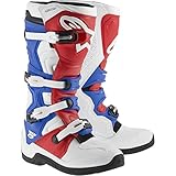 Produktgewicht: 4,468 kg Alpinestars Unisex-Erwachsene Tech 5 Stiefel, Weiß/Rot/Blau, Größe 47 (Mehrfarbig, Einheitsgröße