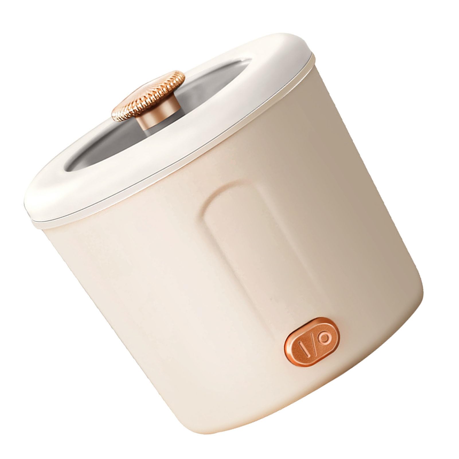 Tnfeeon Mini électrique Hot Pot Portable Portable Small Hotpot électrique pour les Services aux étudiants Mini Connecteur UE Hot Pot EU (WHITE)