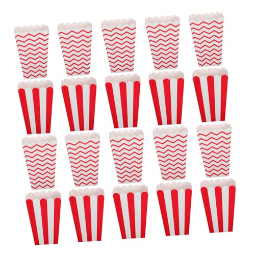 Amosfun 40 Piezas Cajas para Unidades Resistentes al Aceite Apilables Pequeño para Snacks y Fiestas para Cine y Reuniones al Aire