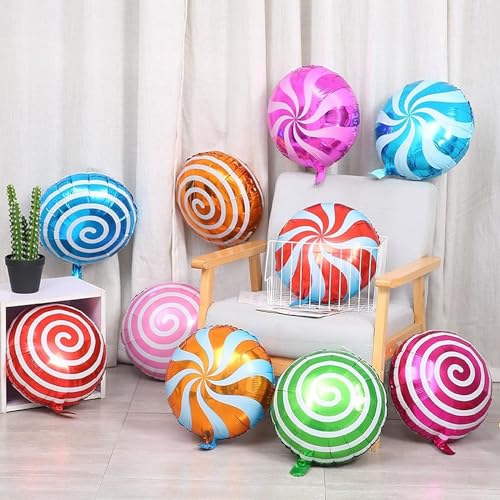 Image of ARV ZONE Sweet Donut Balloons, Ice Cream Foil Balloons, Candy Birthday Party Decorations Girls Kids Birthday Baby Shower,Birthday Balloons, Donut theme birthday decorations (Icecream 8th)