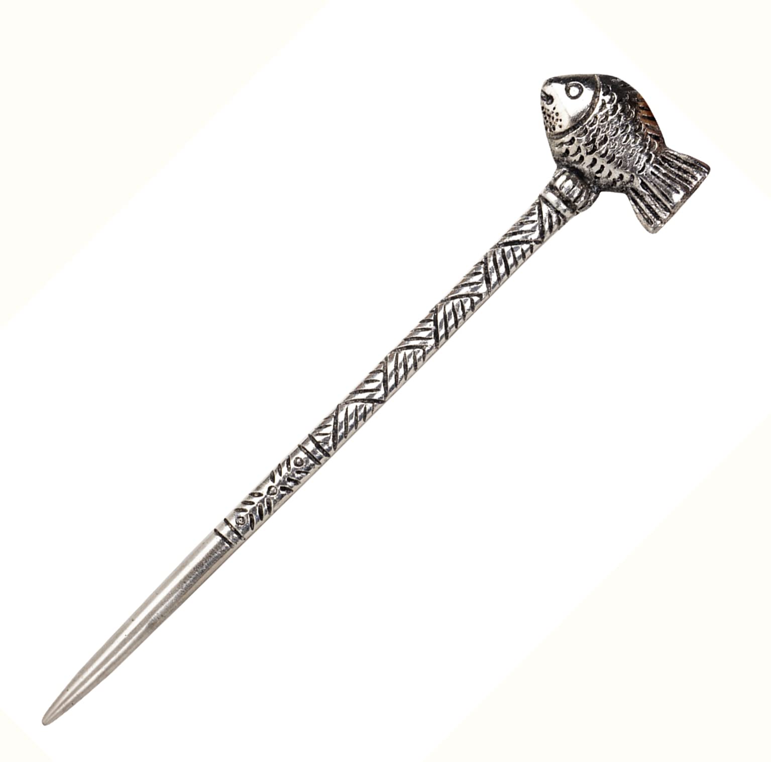 Metal Handicrafted Oxidised Fish Bun Hair Stick for Womens (B0BY4GY3GV) Amazon Price History, Amazon Price Tracker