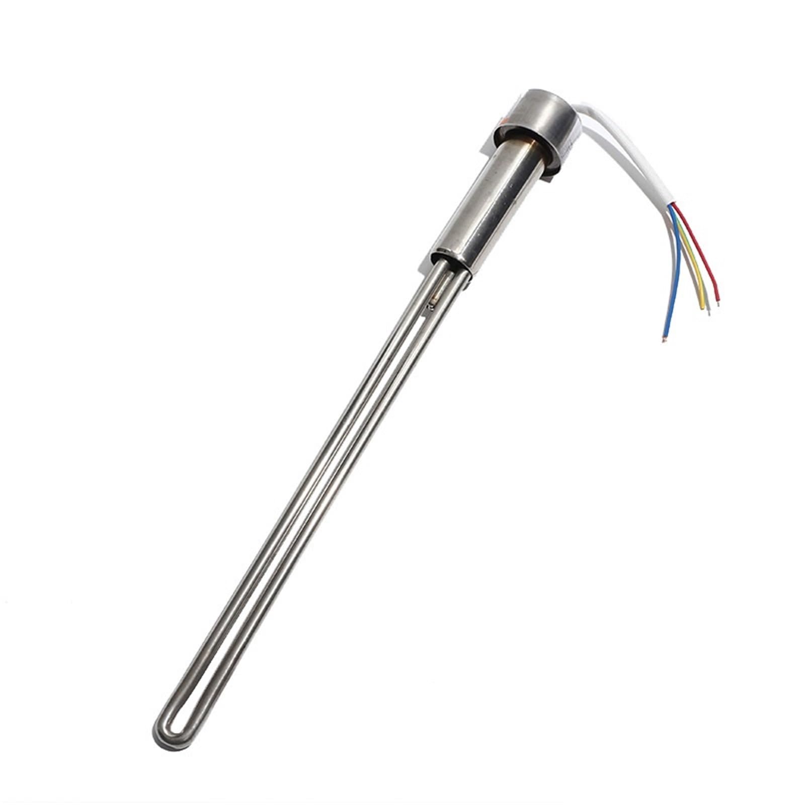1,5 kW elektrisches Wasserheizelement 220 V, 3/4 Zoll, 25 mm Buchse mit Temperaturregler, 51 cm, 3 Drähte, HE, Stück