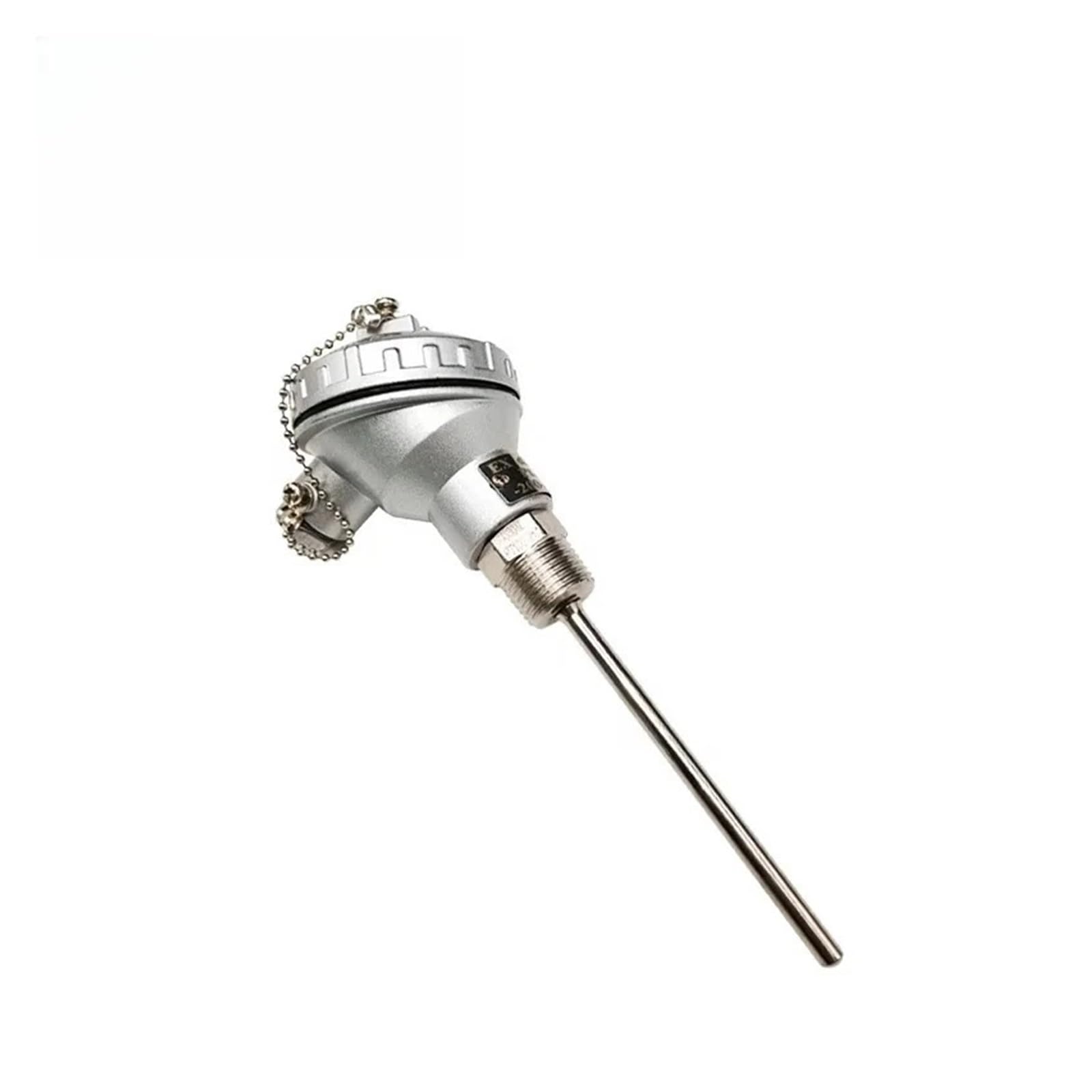 JJKKOZVQF Stainless Steel Probe Pt100 RTD Thermocouple with Junction Box Temperature Sensor