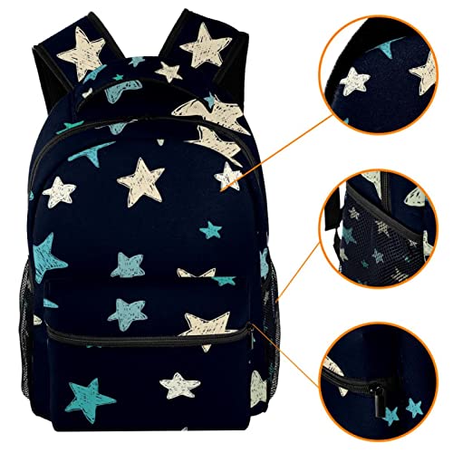 Sac à dos de voyage étoiles bleu/gris pour ne plus manquer de place - 3