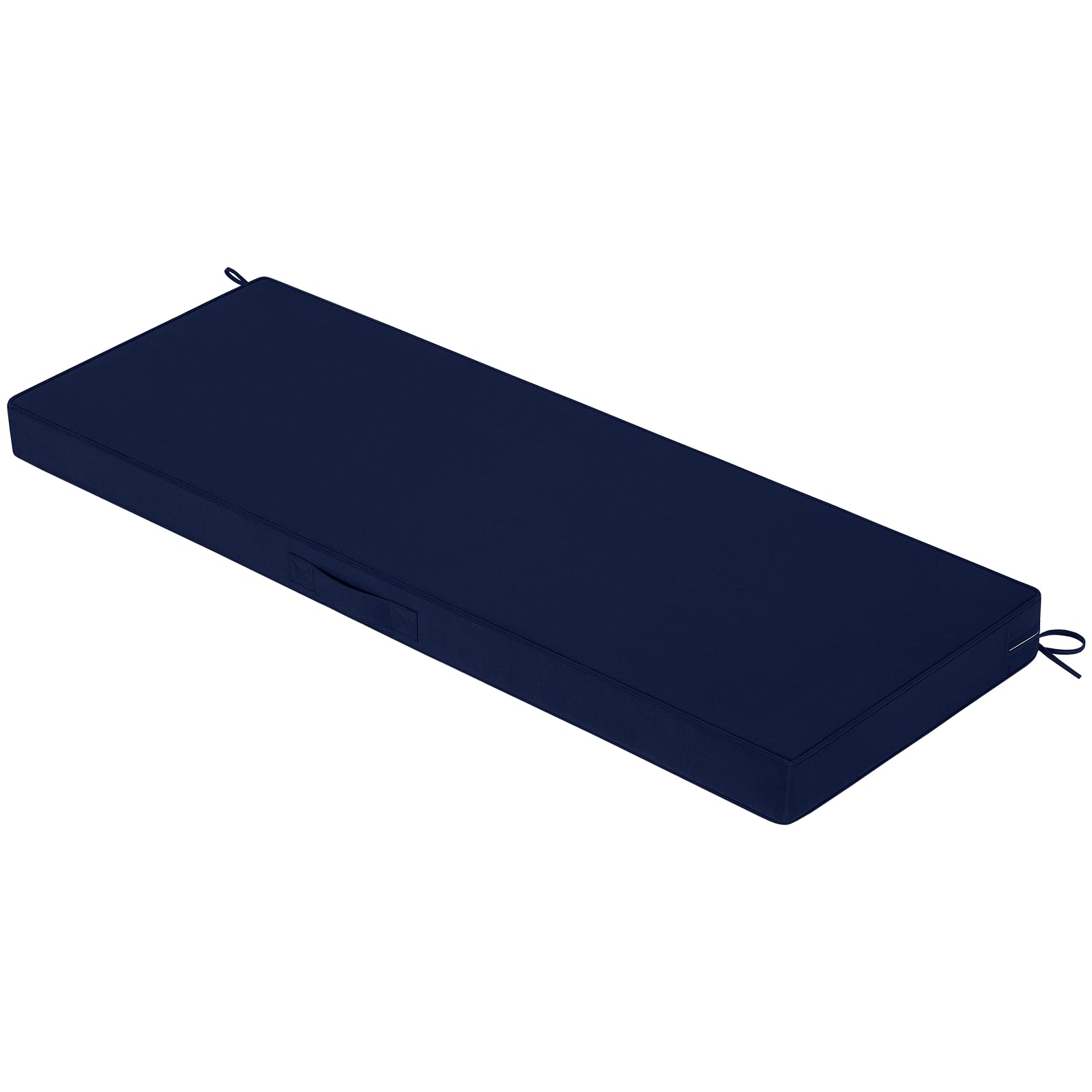 Outdoor Bench Cushion - 48" x 18" x 3" Bench Cushions for Outdoor Furniture, Non-Slip Outdoor Swing Cushions with Removable Cover, Patio Bench Cushion for Backyard Porch Settee (Navy)-image-24