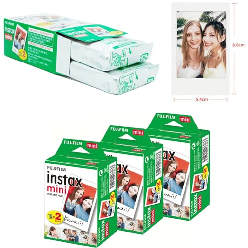 Fujifilm Instax Mini Instant Daylight Film ISO 800, 3 x Twin Packs, (60 Exposures) - image 6