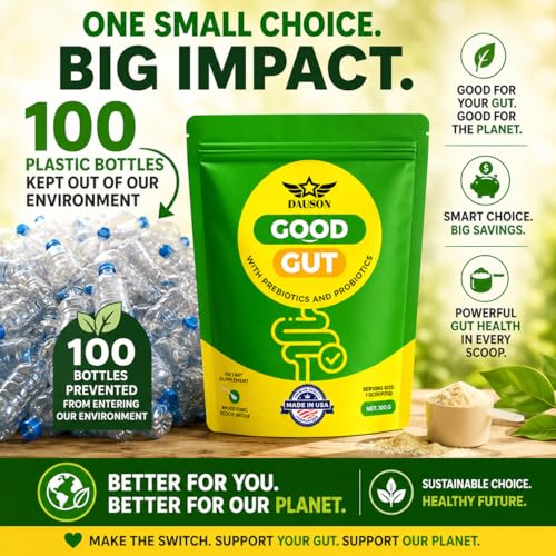 Image of Gut Detox Shots | Effective Herbal Supplement Boosted with Prebiotics, Probiotics, Triphala, Psyllium Husk, Ginger, Turmeric & Piperine | 100 Shots
