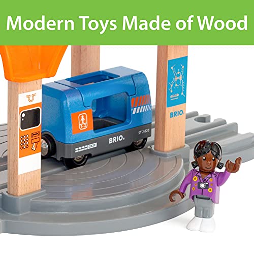 Brio 33973 Smart Tech Sound Action Tunnel Station | Wooden Toy Train Set For Kids Age 3 And Up #TOP3