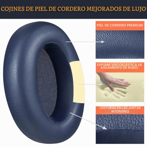 Almohadillas de espuma de aislamiento para Sony WH-XB910 Extra Bass 3