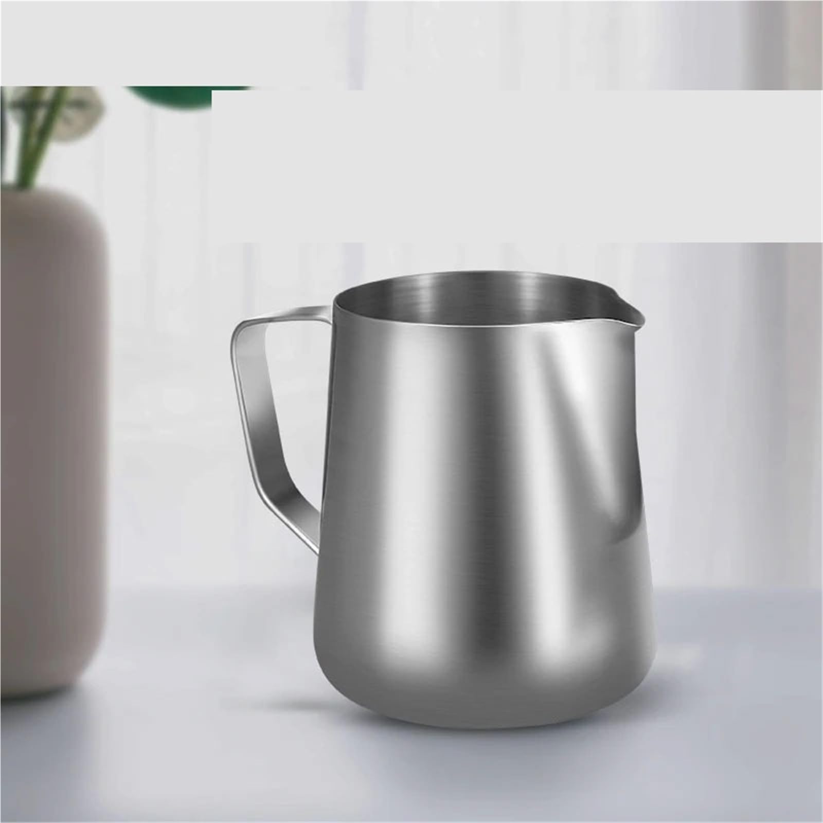 Jarra de Espumador leche, recipiente acero inoxidable 100ML, 350ML, 600ML, tazas café, Latte, Barista, Espresso, accesorio, 2 uds Para Espumar(600ML With Scale)