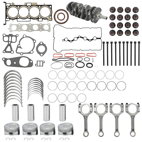 NTLTPYY Engine Crankshaft Rebuild Kit for Hyundai/Kia 2.4L - Fits Sonata, Optima, Santa Fe, Sorento, Sportage (2006-2020) - Includes Pistons, Bearings, Gaskets, Rods - OE 23111-2G200 23040-2G500