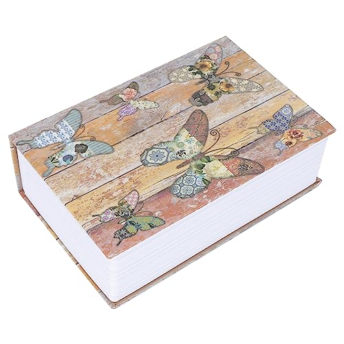  Oumefar Salvadanaio, Cassaforte a prova di fuoco Portatile Libro Cassaforte a combinazione Serratura Nascosta Cassaforte per soldi Segreto Cassaforte Libro vuoto Salvadanaio con serratura Libro di