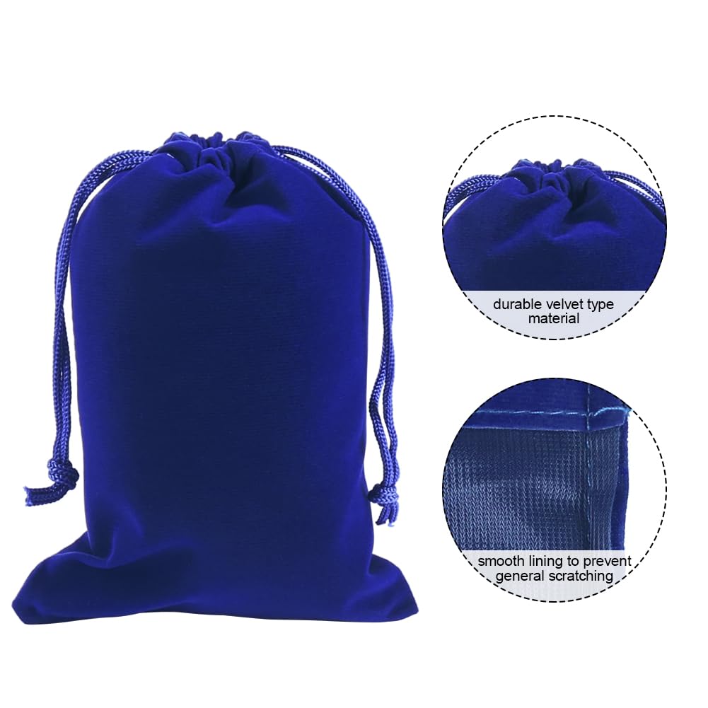 Amazon.com: HRX Package 20pcs Velvet Jewelry Bags, 5x7 inch Blue