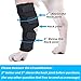Yuqoka Dog Knee Brace for Torn Acl Hind Back Leg Dog Canine Protector Rear Leg Hock Joint Wrap Protects Sleeves for Injury and Sprain Protection (L)