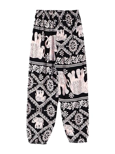 Kids Yoga Trousers Bohemian Beach Pants Baggy Harem Pants Activewear for Boys and Girls4