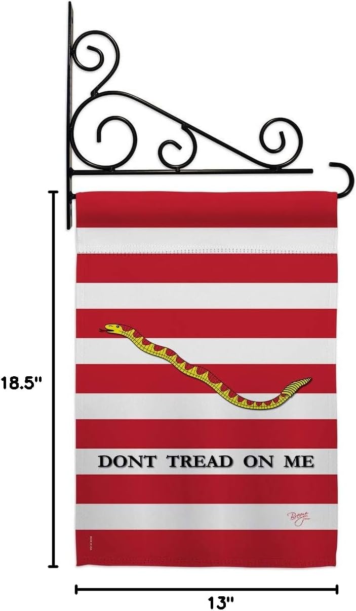1st US Navy Jack Garden Flag Set Wall Holder Americana Historic July Memorial Veteran Independence United State American Small Decorative Gift Yard House Banner Double-Sided Made In USA 13 X 18.5