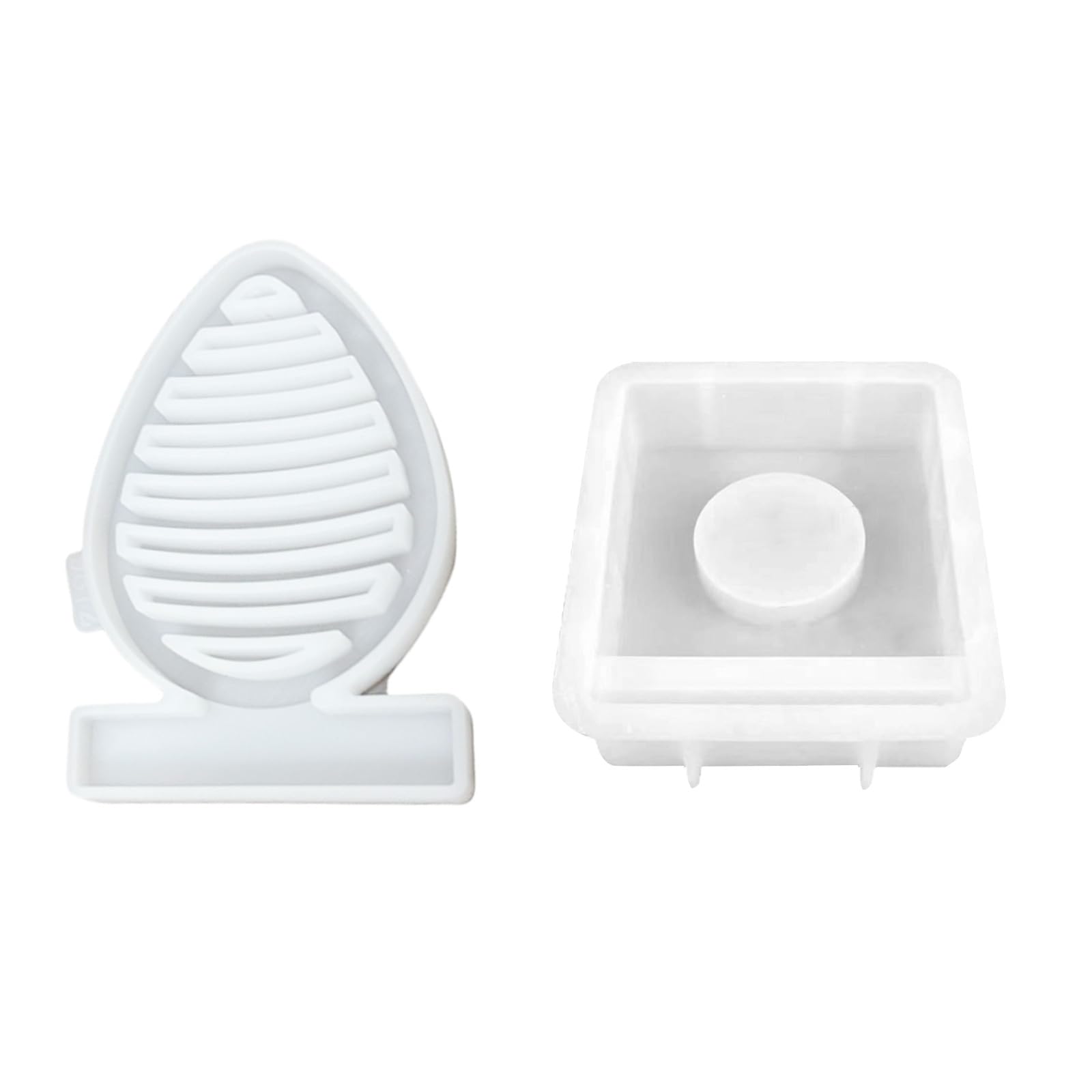 Jazuaiao Eggs Holder Molds for Tealight Holder Square Base