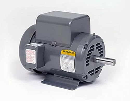 Baldor L1430T Motor de CA de uso general, fase única, esqueleto 184T, confinamiento ODTF, producción 5 caballos de fuerza, 1725rpm, 60 Hz, voltaje