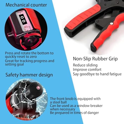 BIGXEN Hand Grip Strength Trainer with Counter,Adjustable 100 kg - Image 4