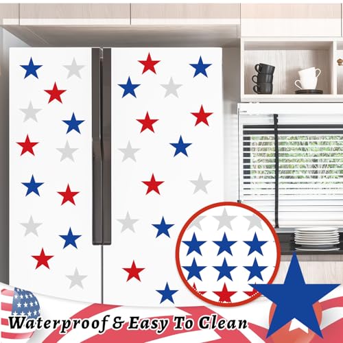 Imanes decorativos patrióticos para refrigerador 30 pcs miniatura 4