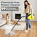 Steam Cleaner, Multipurpose Powerful Steamer with 21 Accessories, 248°F High-Temperature Steam for Floors, Grout, Tiles, Carpet, Cars - Portable 1.08L Tank, Child Lock, Chemical-Free Cleaning (Yellow)